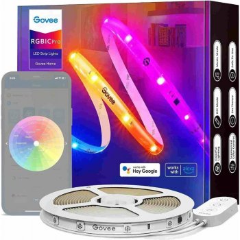 Govee WiFi RGBIC Smart PRO LED pásek 10m extra odolný