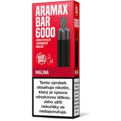 Aramax Bar Malina 18 mg 6000 potáhnutí 1 ks