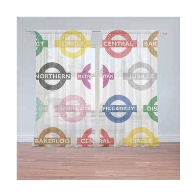 Sablio Záclony Metro: 2ks 150x250cm – Hledejceny.cz