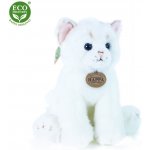 Eco-Friendly kočka sedící bílá 30 cm – Zboží Mobilmania