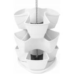Prosperplast COUBI HERBAL kaskádový květináč 29,5x29,5x88 cm 9l bílá DKN300W – Zboží Mobilmania