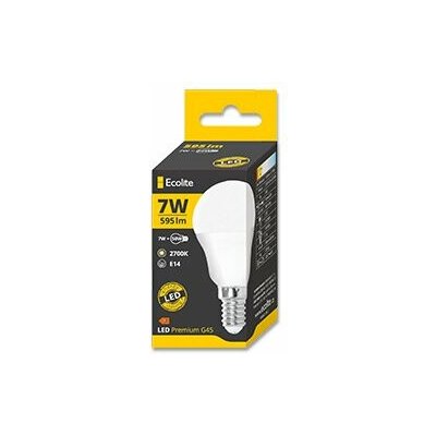 Ecolite LED žárovka E14, 7 W, 595 lm denní bílá – Hledejceny.cz