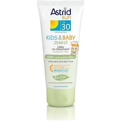 Astrid Sun Kids & Baby jemný krém na opalování SPF30 100 ml – Hledejceny.cz