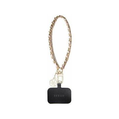 Guess šňůrka GUOUCHSAMC4P růžová HDSP PU Saffiano Chain Strap 4G Charm – Zboží Živě