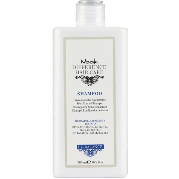 Šampon Nook Difference Hair Care Re-Balance šampon 500 ml