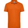 Pánské Tričko James Nicholson Pánská polokošile Workwear Polo oranžová