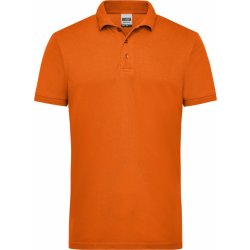 James Nicholson Pánská polokošile Workwear Polo oranžová