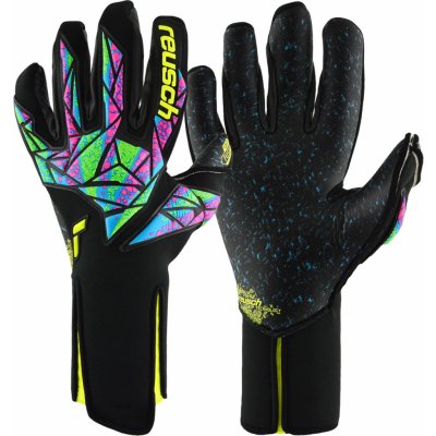Reusch Attrakt Fusion Strapless černá/svítivě žlutá – Hledejceny.cz