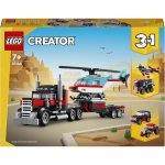 LEGO® Creator 31146 Náklaďák s plošinou a vrtulníkem – Zboží Živě