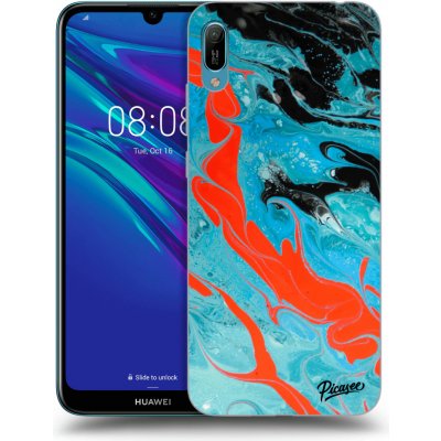 Pouzdro Picasee silikonové Huawei Y6 2019 - Blue Magma černé – Zbozi.Blesk.cz