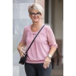 Magwa elegantní halenka Clif černá – Zboží Dáma