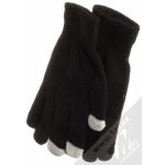 TouchGloves dotykové rukavice pruhované červená OEM černé – Hledejceny.cz