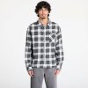 Pánská Košile Urban Classics Boxy dark checked shirt grey/white