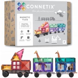 Connetix Tiles Pastel Transport 50 ks