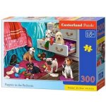 Castorland Štěňátka v ložnici 030392 300 dílků – Sleviste.cz