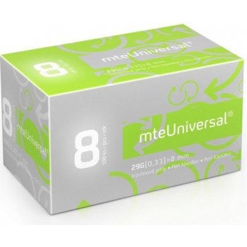 MTE Universal Inzulínová jehla 30 G 0,30 x 8 mm