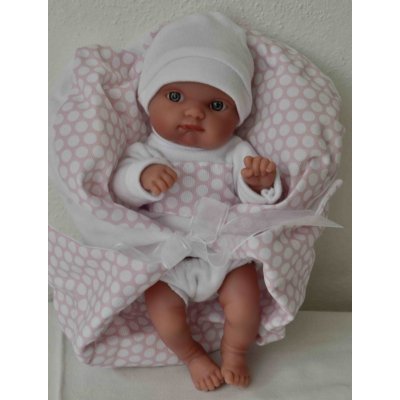 Antonio Juan Realistická miminko holčička Mufly ve spacím pytli Danuška – Zboží Mobilmania