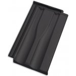 Tondach Hranice/Renoton 11 taška krajová pravá glazura Amadeus černá – Sleviste.cz