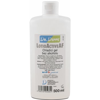 Dr. Deppe Lotio Active AF chladivý gel bez alkoholu 500 ml