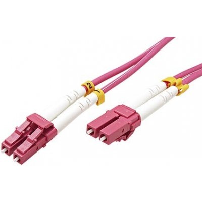 Value 21.99.8752 Optický patch, LC-LC 50/125 (multimode), 3mm, duplex, OM4, 2m – Zboží Živě