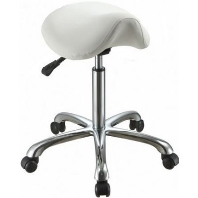 MH Star židle 841 se sedlovým sedákem bílá – Zboží Dáma