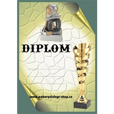 VIZINGR Hasiči diplom A4 č.29 Hasič č.29 BEZ TEXTU – Zboží Dáma