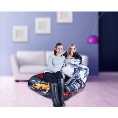 Beanbag Designový sedací vak 189x140 city