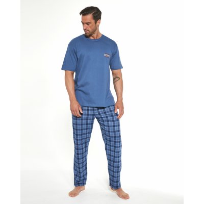 Cornette 134/180 Mountain 2 pánské pyžamo kr.rukáv modré – Zboží Mobilmania