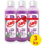 Savo na podlahy dezinfekční prostředek bez chloru Levandule 3 x 1 l – HobbyKompas.cz