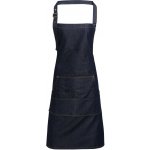 Premier Workwear Pracovní džínová zástěra za krk PR126 Indigo Denim 72x86cm – Hledejceny.cz