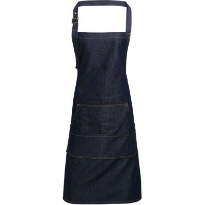 Premier Workwear Pracovní džínová zástěra za krk PR126 Indigo Denim 72x86cm – Hledejceny.cz