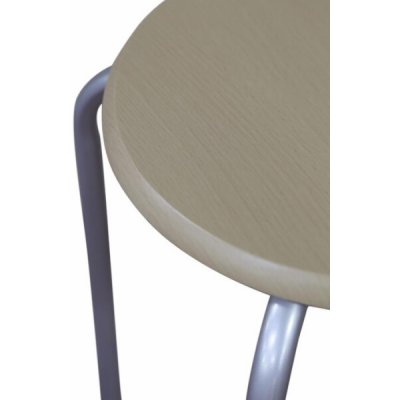 Taburetka Flexy, stříbrná – Sleviste.cz