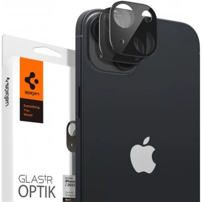 Kryt na Spigen Optik.Tr Camera Protector 2-pack iPhone 14/14 Plus černý (AGL05274) – Zboží Živě