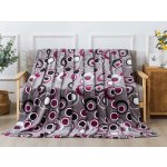 Xpose Deka mikroplyš HEDVIKA šedá/švestková 140x200 – Sleviste.cz