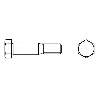 PROFISTYL DIN 610 lícovaný šroub šestihranná hlava krátký závit 8.8 černý Varianta: DIN 610 šroub lícovaný krátký závit 8.8 M10x45 – Hledejceny.cz