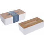 H&L Krabice na kapesníky Bamboo bílá 170455780 – Hledejceny.cz