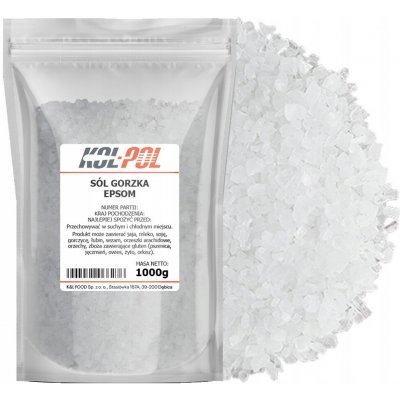 Kol-pol Epsomská sůl síran hořečnatý 1 kg – Zboží Dáma
