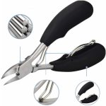 Camerazar multifunkční nůžky na nehty a kůžičku chirurgická ocel protiskluzová Rukojeť 10 x 3 x 2,4 cm – Sleviste.cz