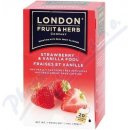 London Fruit & Herb ovocný čaj Jahoda vanilka 20 sáčků