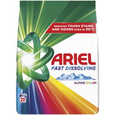 Ariel Fast Dissolving Color prací prášek na barevné prádlo 20 PD 1,1 kg – Hledejceny.cz