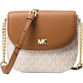 Michael Kors half dome crossbody kabelka signature vanilla acorn