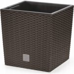 Prosperplast Květináč Rato low 40 x 40 x 40,8 cm tm.hnědý – Hledejceny.cz