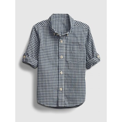 GAP Dětská kostkovaná košile Modrá – Sleviste.cz