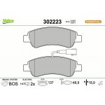 Sada brzdových destiček, kotoučová brzda VALEO 302223 | Zboží Auto