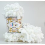 Alize příze Puffy 55 bílá – Zboží Mobilmania