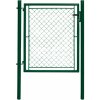 Příslušenství k plotu Pilecký Plotová brána jednokřídlá Pilecký IDEAL 1085x1450 mm Zn+PVC zelená (FAB zámek)