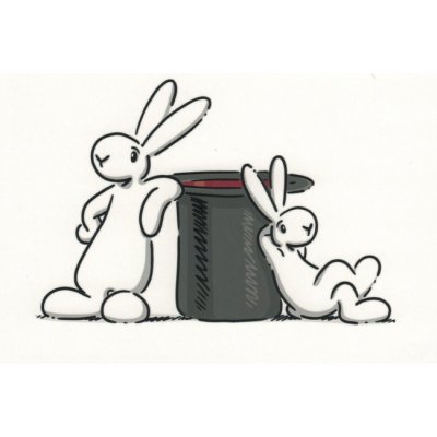 Pohlednice Bob a Bobek 1 – Zboží Dáma