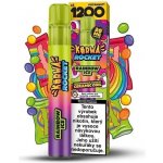 Kurwa Rocket Rainbow Ice 20 mg 1 200 potahů – Zboží Dáma