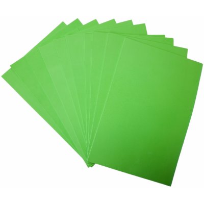 Matériaux Kreative Pěnovka Moosgummi světle zelená (20x30 cm, sada 10 ks) – Zboží Dáma