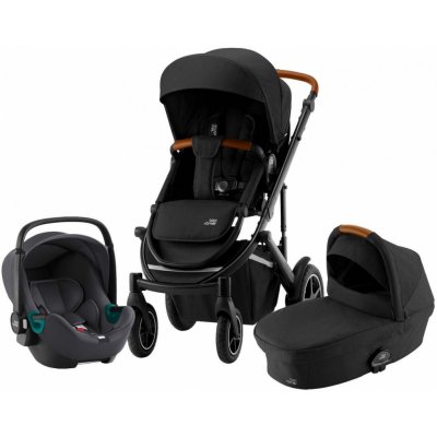 Britax Set Smile III + korba + autosedačka Baby Safe 3 i-Size 2022 Space Black – Zbozi.Blesk.cz